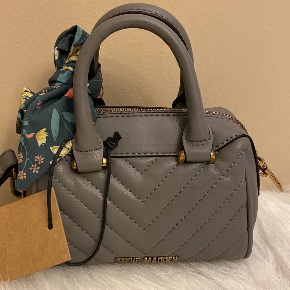 NWT Steve Madden Mini Crossbody - Grey